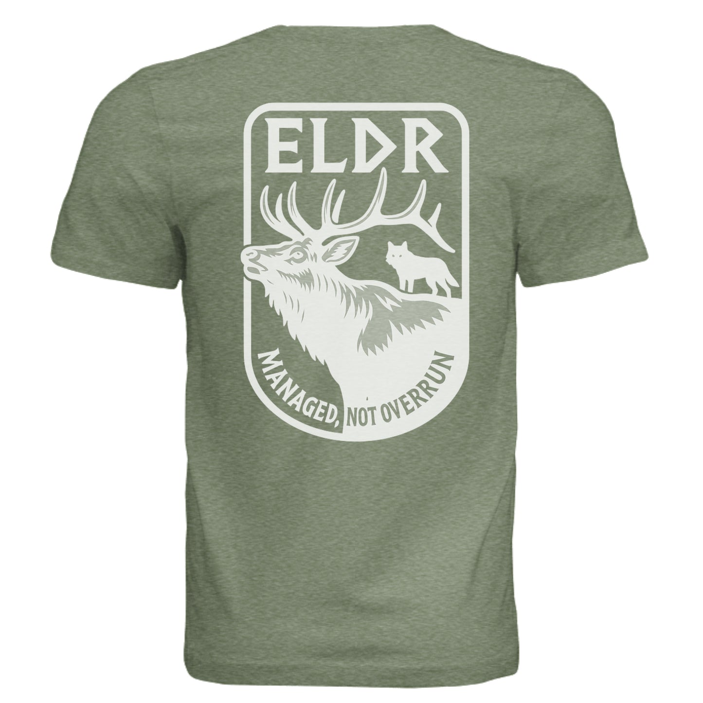 OLIVE TRIBLEND - BACK