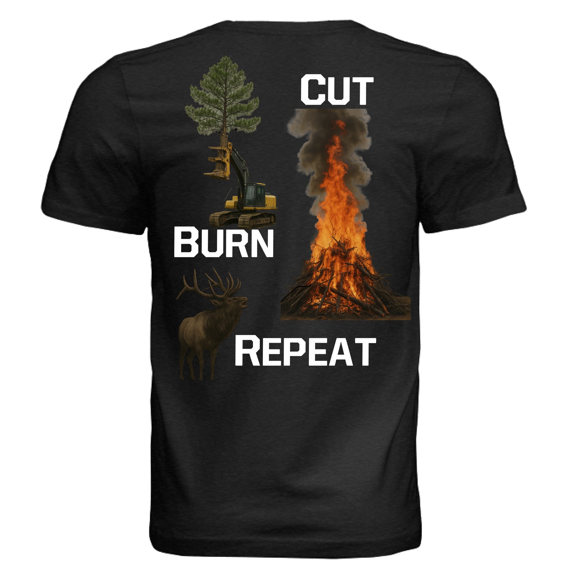 BLK HTHR TRIBLND - BACK