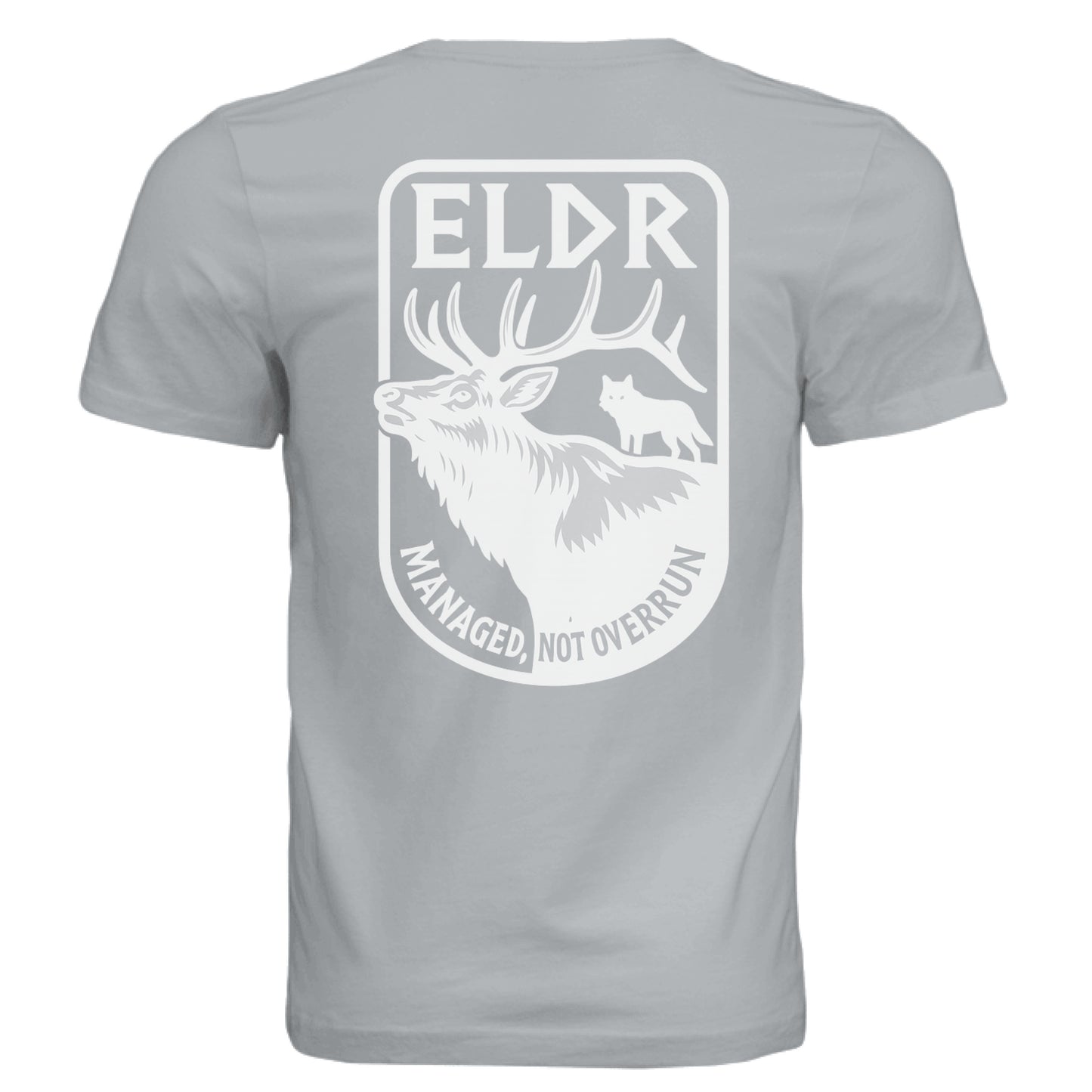 Solid Silver Triblend - BACK