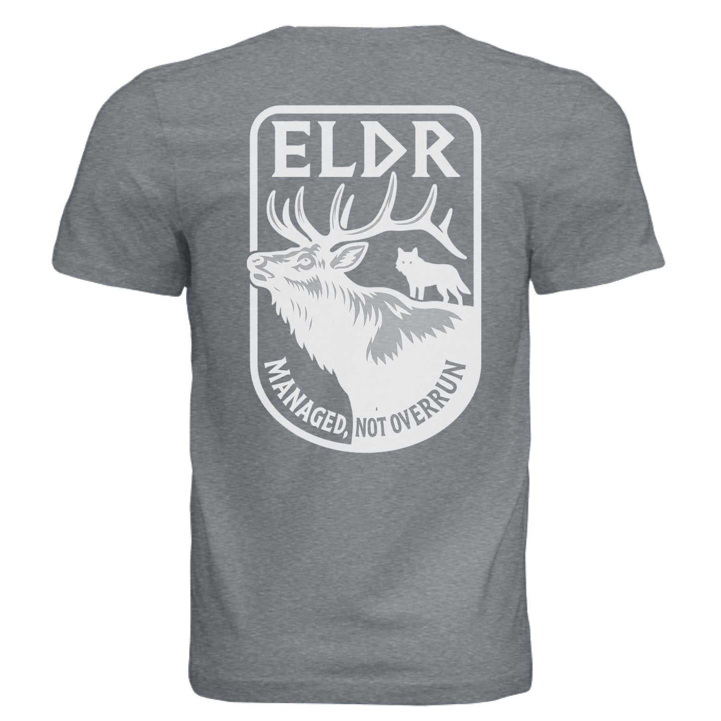 Solid Slate Triblend - BACK