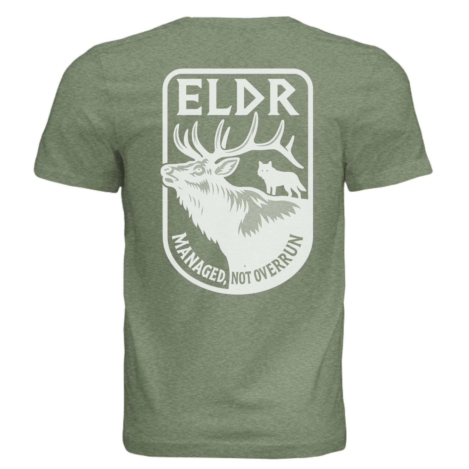 OLIVE TRIBLEND - BACK