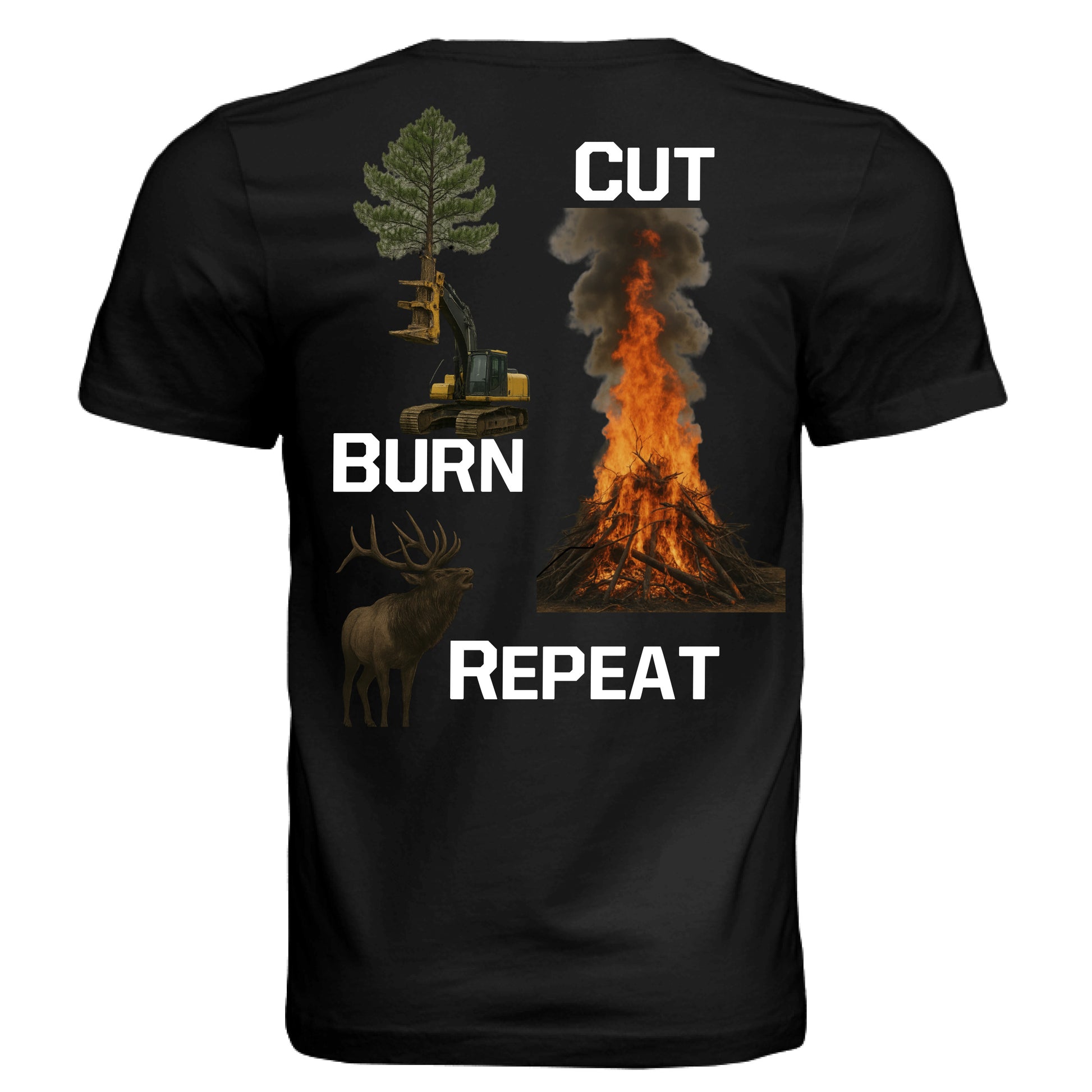 SLD BLK TRIBLEND - BACK